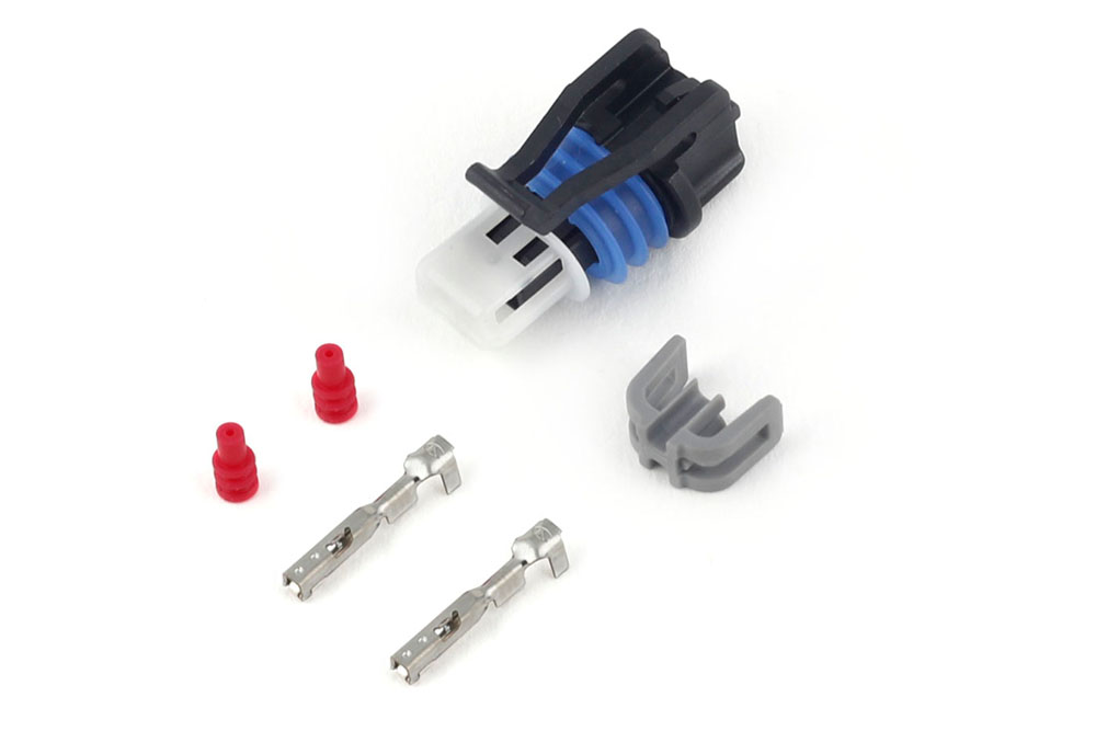 Plug and Pins Only - Delphi 2 Pin GM style Air Temp Connector - HT-030410