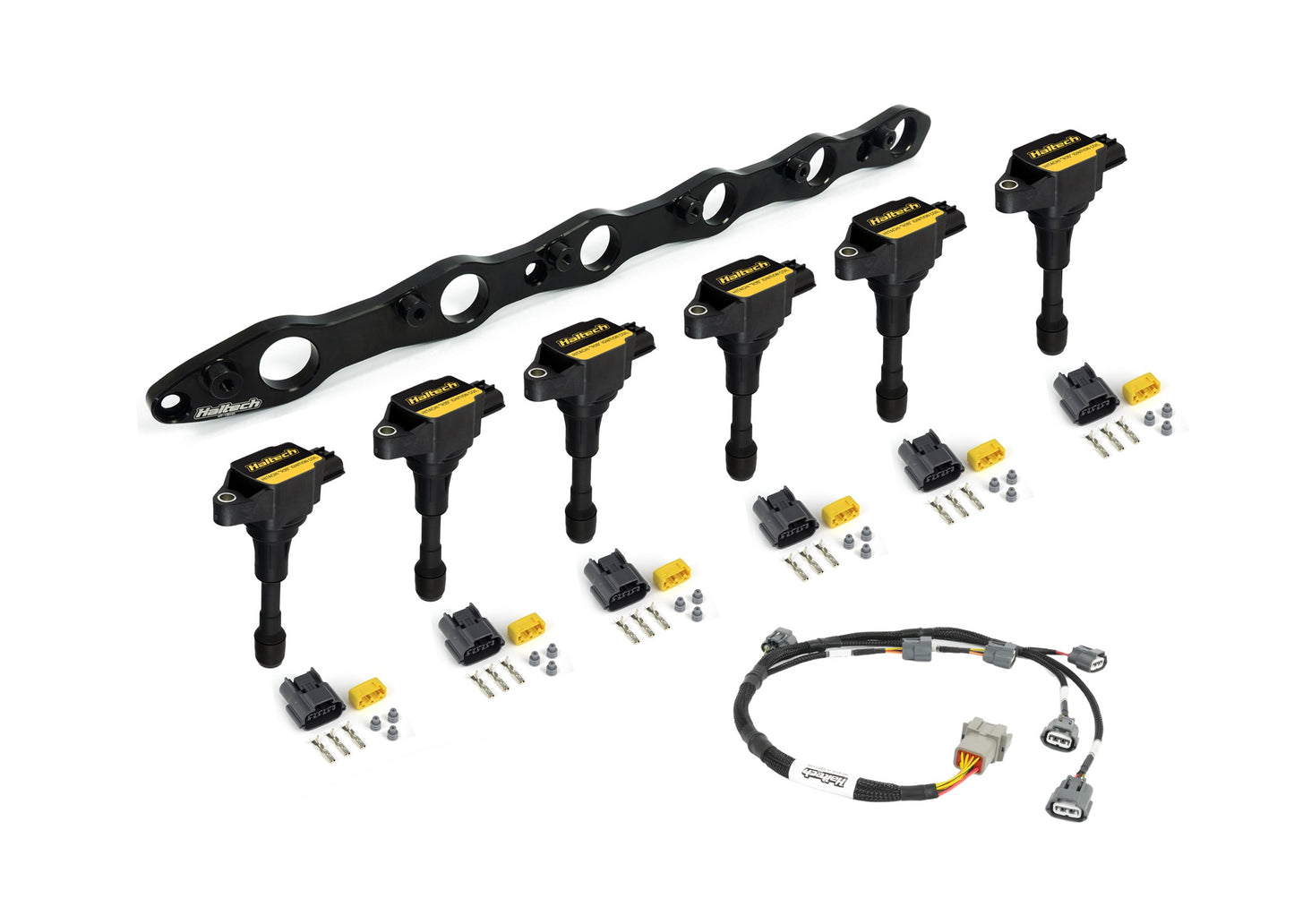 R35 Coil Bracket Kit for Nissan RB Includes Bracket , Coils, Connectors and Harness - HT-120203