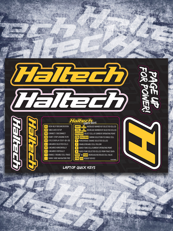 Haltech Sticker Sheet - HT-300110