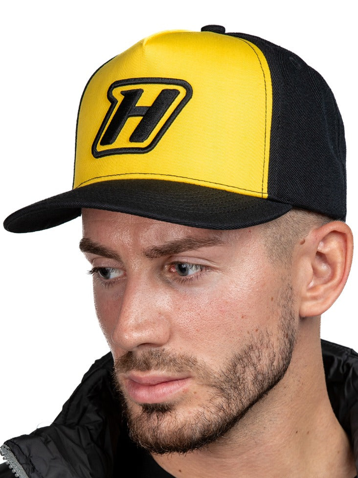 Haltech Snap Back Yellow with H Logo - HT-301003