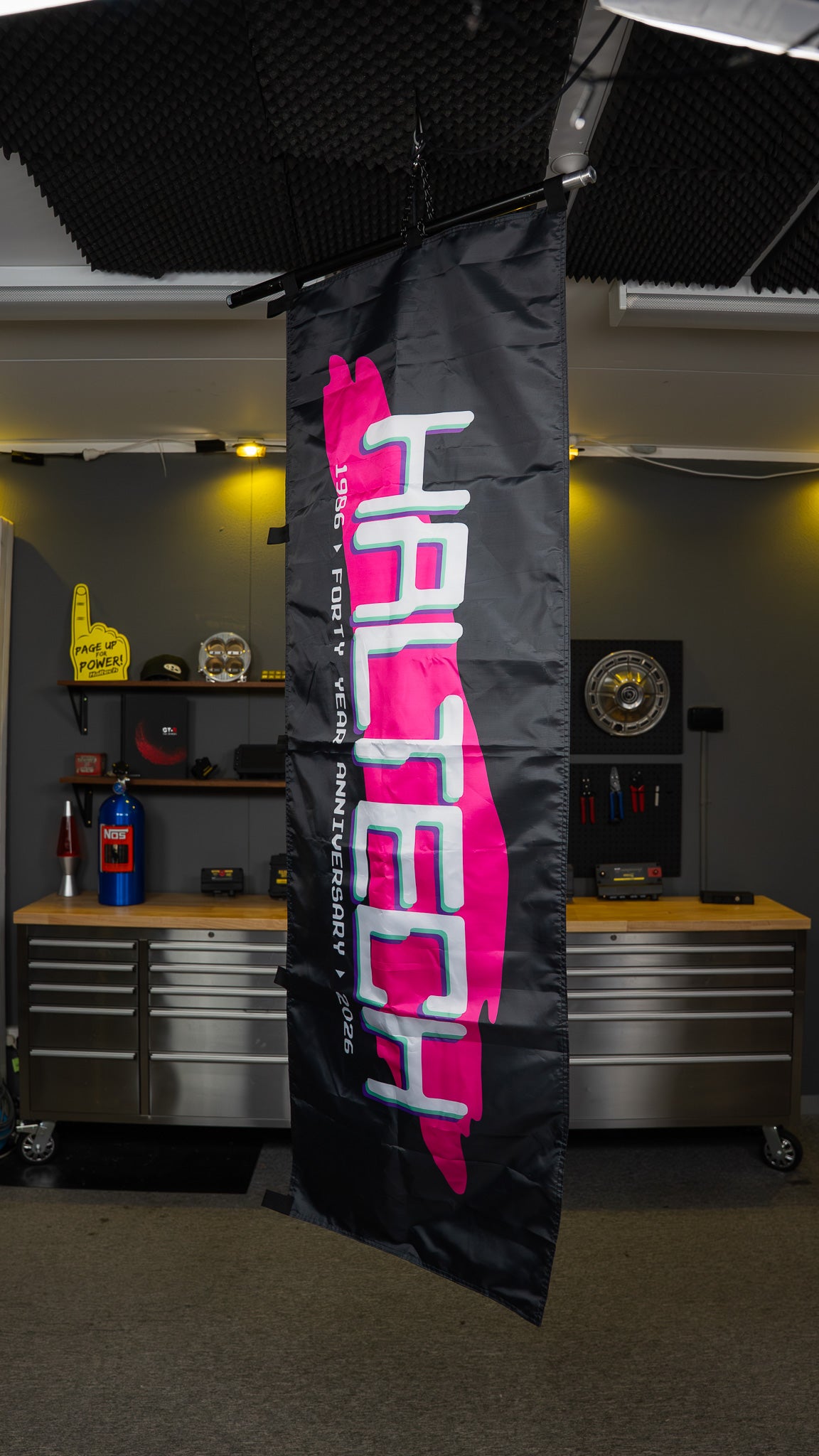 Haltech 40th Anniversary Nobori Flag - One size - HT-330904