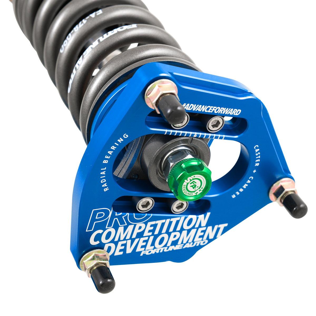 Fortune Auto Dreadnought PRO 1-Way - PRO camber and caster top mount