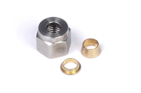 1/4" Nut and Brass Ferrule Only - HT-010808