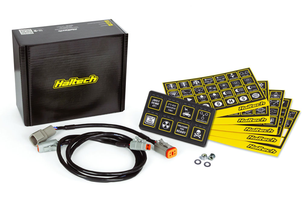 Haltech CAN Keypad 8 button (2x4) - HT-011501