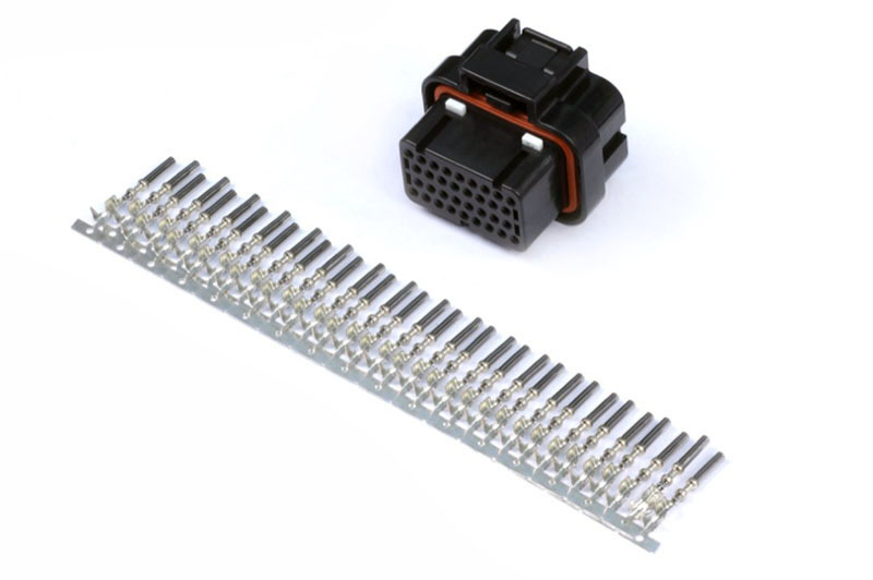 Plug and Pins Only - AMP 34 Pin 4 Row 3 Keyway Superseal Connector - HT-030009