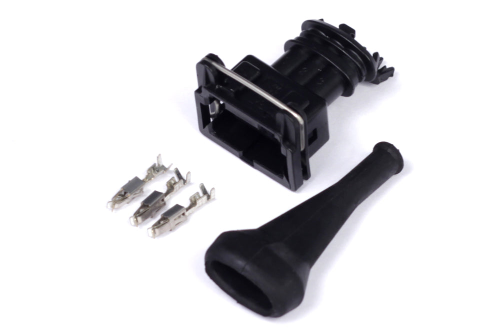 Plug and Pins Only - Bosch 3 Pin Junior Timer Female Connector - HT-030310
