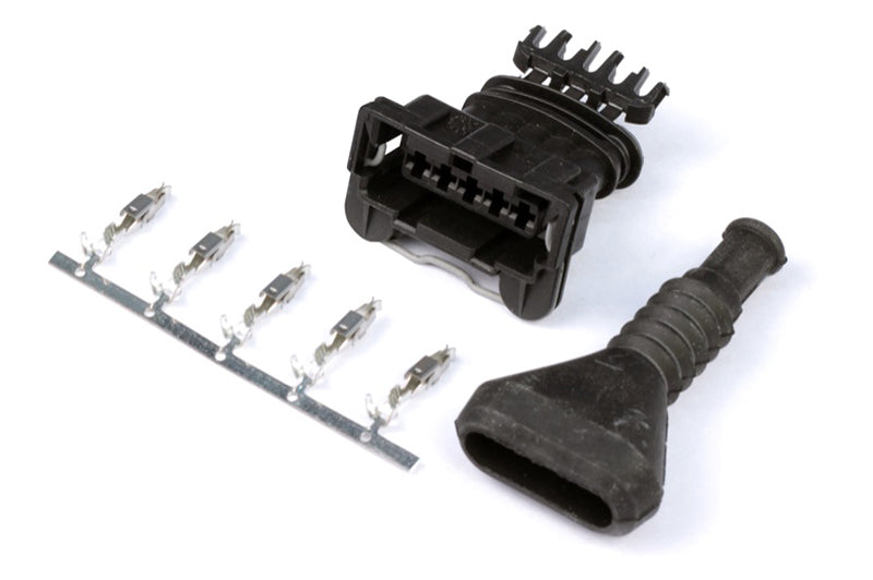 Plug and Pins Only - Bosch 5 Pin Junior Timer Female Connector - HT-030312