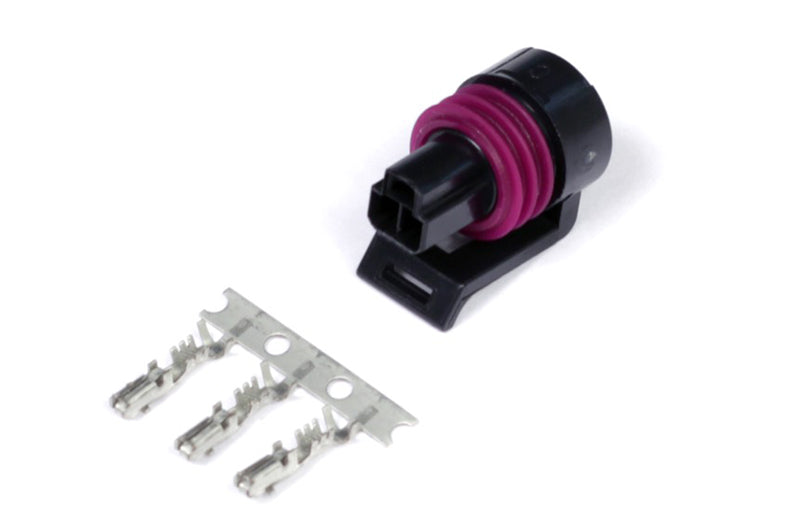 Plug and Pins Only - Delphi 3 Pin Pressure Sensor Connector - HT-030412