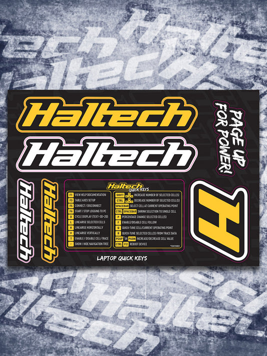 Haltech Sticker Sheet - HT-300110