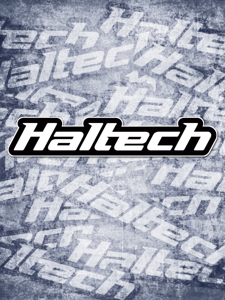 Haltech Logo Sticker Black and White - HT-300112