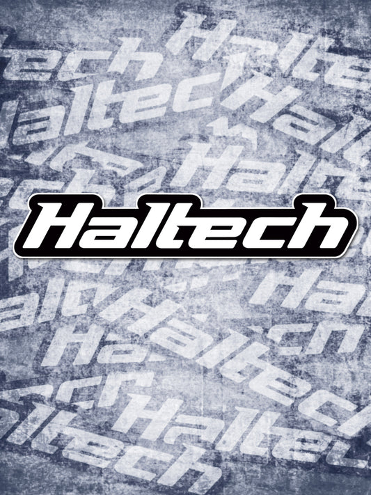 Haltech Logo Sticker Black and White - HT-300112