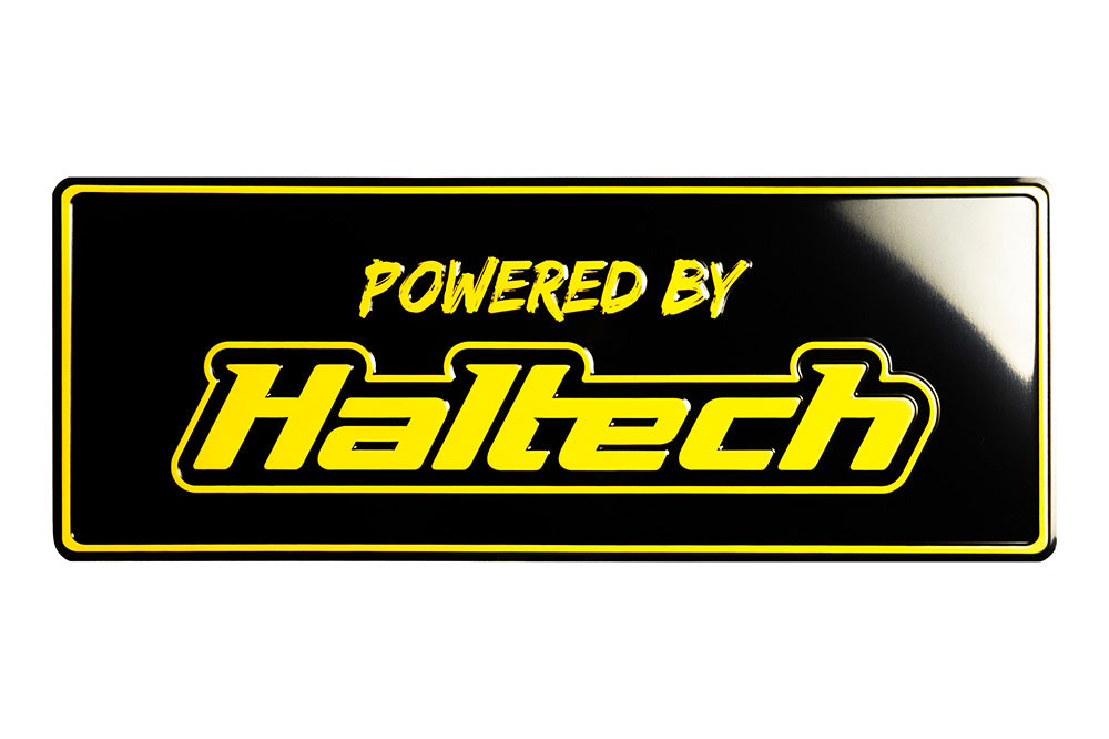 Powered By Haltech Vanity Plate - HT-300401