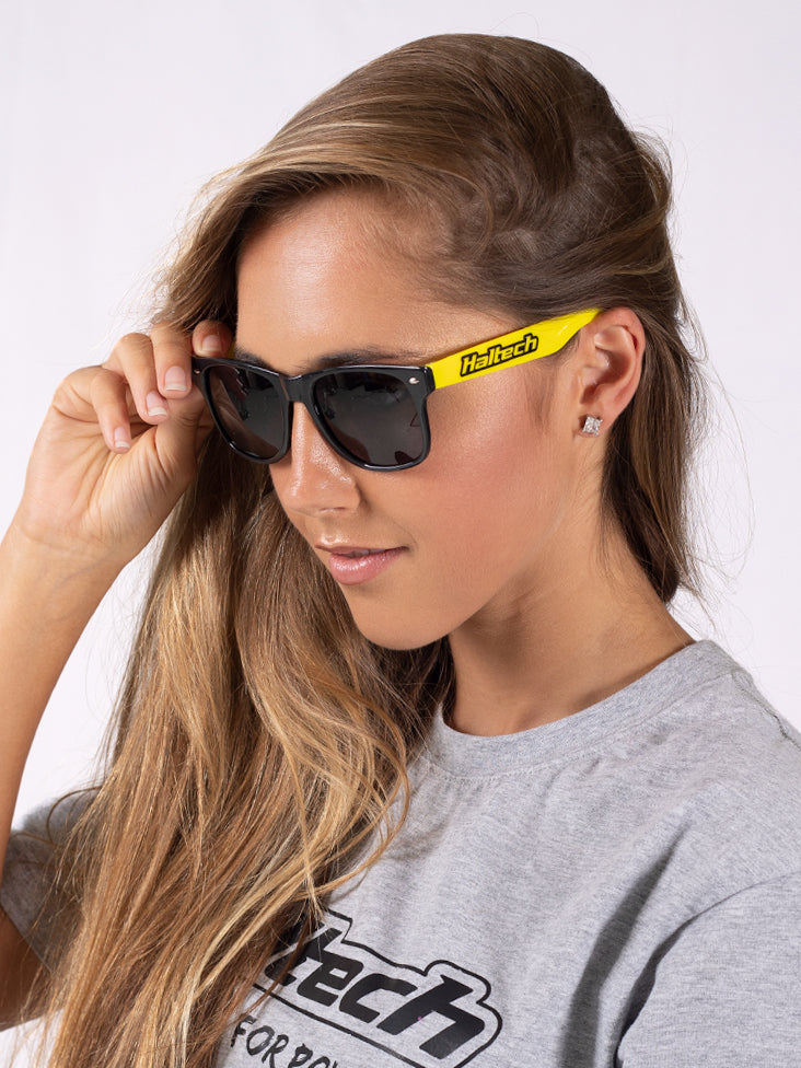 Haltech Sunglasses Black and Yellow - HT-309036