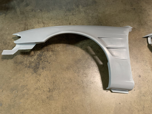 Origin Labo Nissan S14 Zenki/Kouki to S15 20mm Front Fenders (Left & Right) - 253-FF