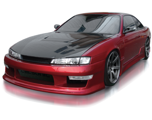 Origin Labo Nissan S14 Kouki Stream Front Bumper (Full Kit utilizes Stylish Sides + Rear) - D25-FB