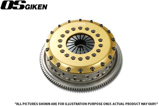 OS Giken R4C Quad Disk Clutch - RB26DETT BNR32 (Holinger 26-Spline, Aluminum Cover, 215mm Disks)