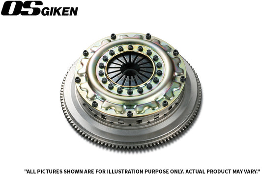 OS Giken Twin Plate Clutch with Lightened Flywheel - Honda S2000 (184mm Disc)