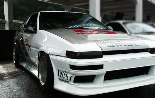 Origin Labo Toyota AE86 Trueno 20mm Front Fenders - Single Vent (Left & Right) - 215-FF