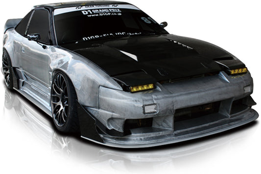 Origin Labo Nissan 180SX Fujin Rear Under Panel - D233-RU-FRP