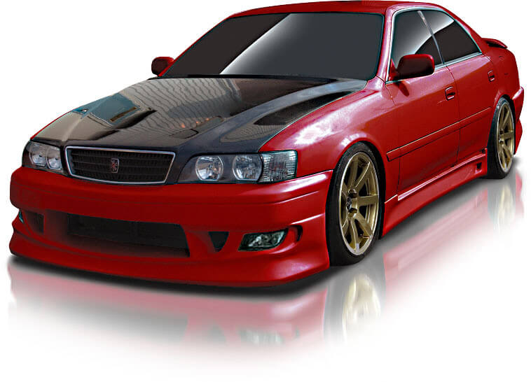 Origin Labo Toyota Chaser JZX100 Stream Front Bumper - D83-FB